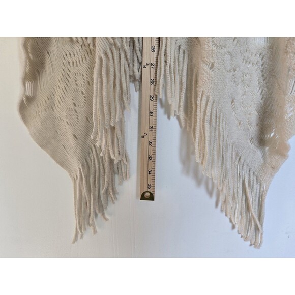 Sleeping On Snow Poncho Womens One Size Anthropologie Boho Knit Artsy Soft Cozy - Picture 5 of 8